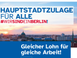 DEMONSTRATION #HauptstadtzulagefürAlle am 11. April vor dem Abgeordnetenhaus