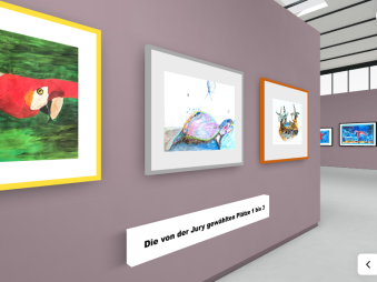 Künstler*innen aus der Werkstatt von  INTEGRAL stellen aus